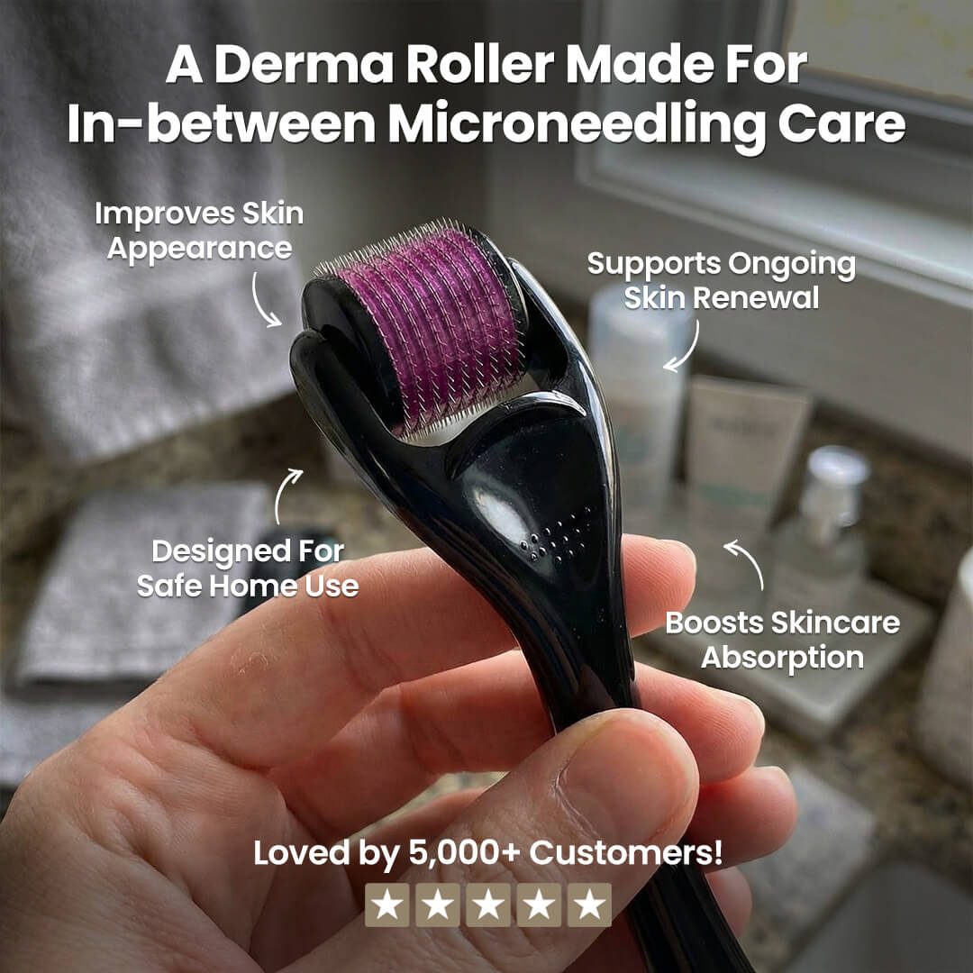 SkinNeedlePro™ Derma Roller for In-Between Microneedling