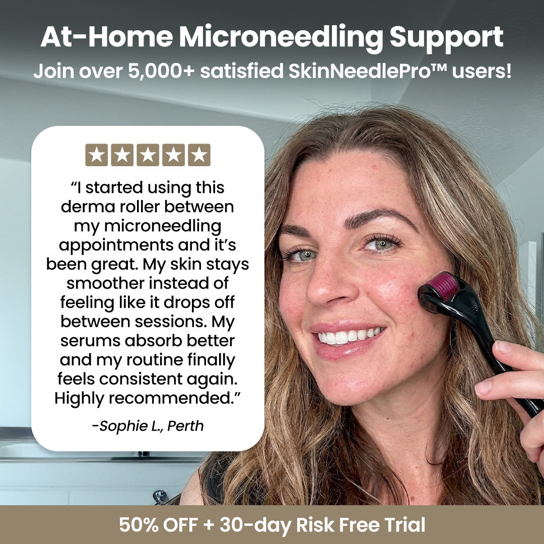 SkinNeedlePro™ Derma Roller for In-Between Microneedling